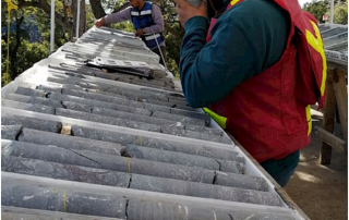 Logging Core at La Virginia